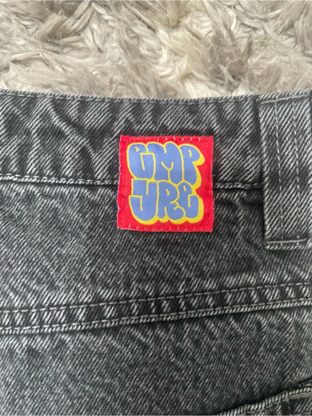 Empyre Black Washed Ultra Loose Fit Denim Jeans Size 30